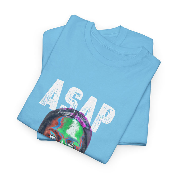 A$AP Rocky Neon Graphic Tee – Bold Streetwear Vibe