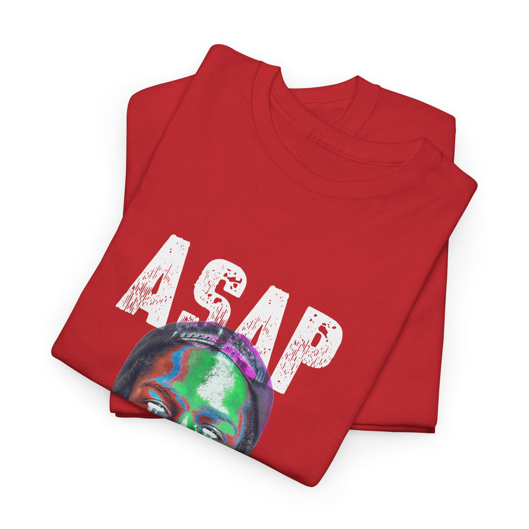 A$AP Rocky Neon Graphic Tee – Bold Streetwear Vibe