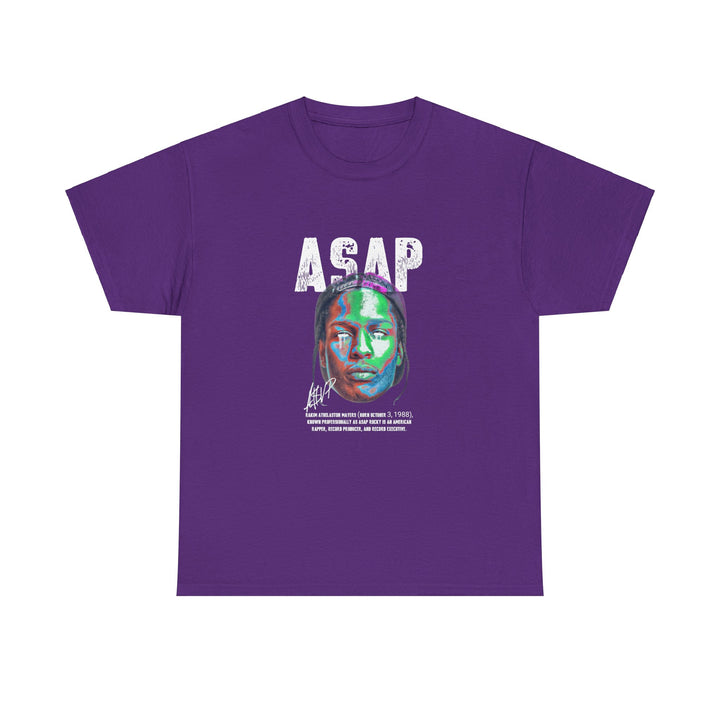 A$AP Rocky Neon Graphic Tee – Bold Streetwear Vibe